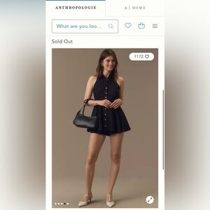 Maeve Layered Halter Romper